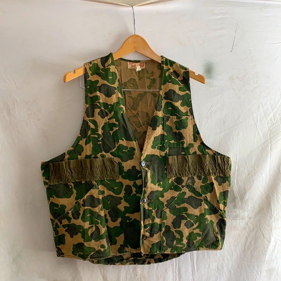Vintage Other - Vintage Duck / Frogskin Camo Vest, Men’s L